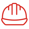 A safety hat icon