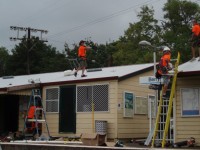 CRM Roofing & Cladding staff taking safety seriously on a rooftop